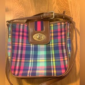 CHAPS Plaid Crossbody Bag